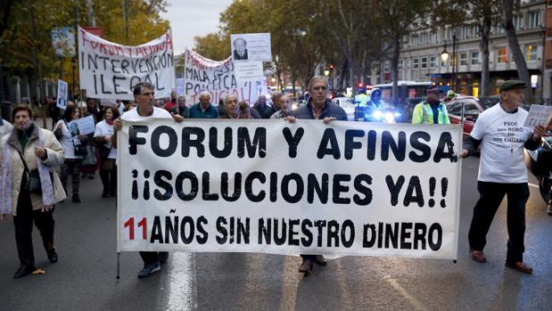 Adicae convoca manifestaciones por toda España por el caso ‘Fórum-Afinsa’