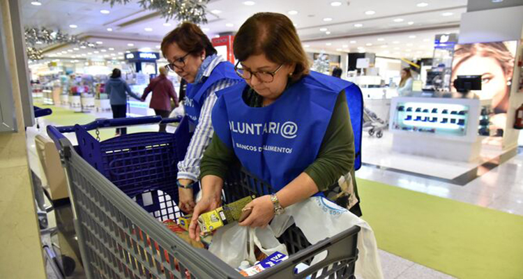 Voluntarios del Banco de Alimentos