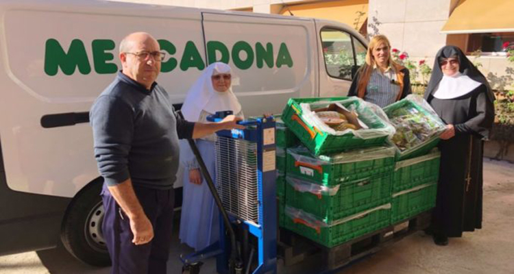 Mercadona acciones supusieron donación y redistribución