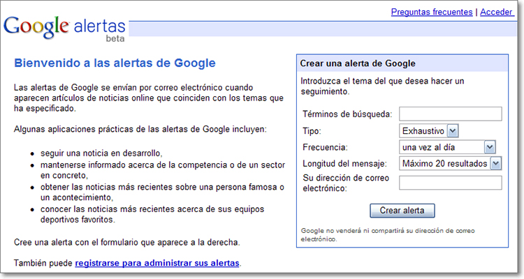 alerta google