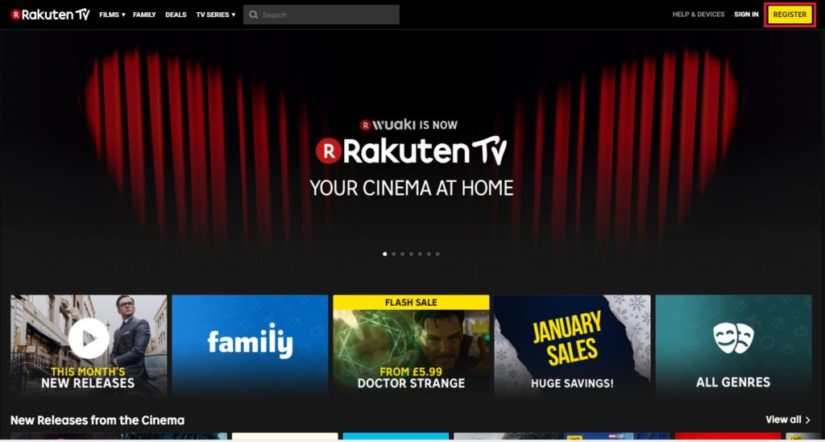 Contenidos en Rakuten TV