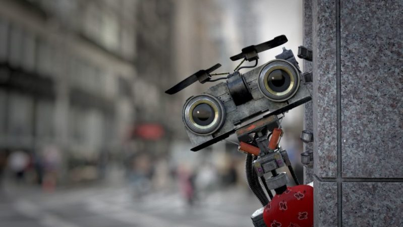 Robot de la película de cine Cortocircuito