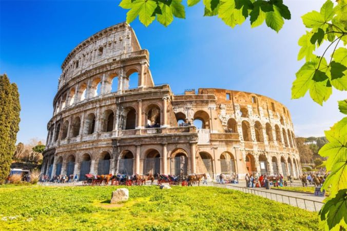 Coliseo Romano en Italia (Europa)