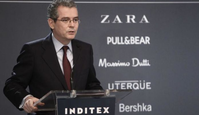Pablo Isla, presidente de Inditex dentro del equipo pais
