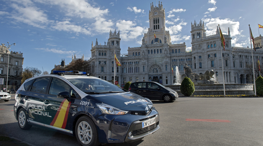 La Policía Nacional actualiza su flota con 70 Toyota Prius+ híbridos