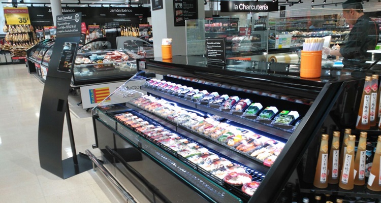 Sushi integral de Carrefour