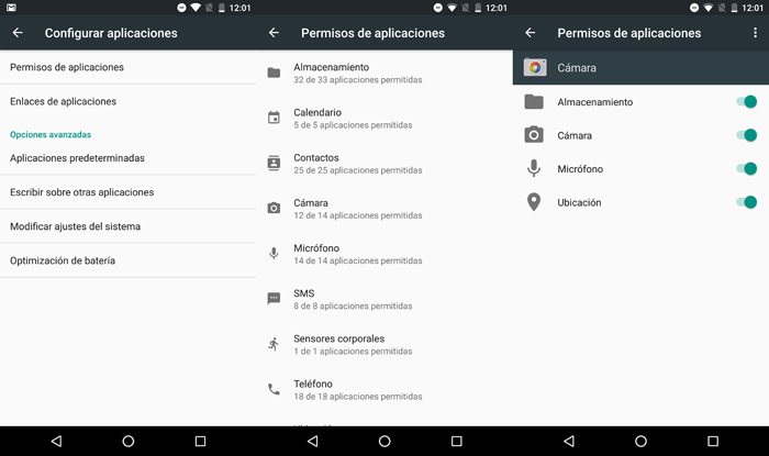 Permisos en Android