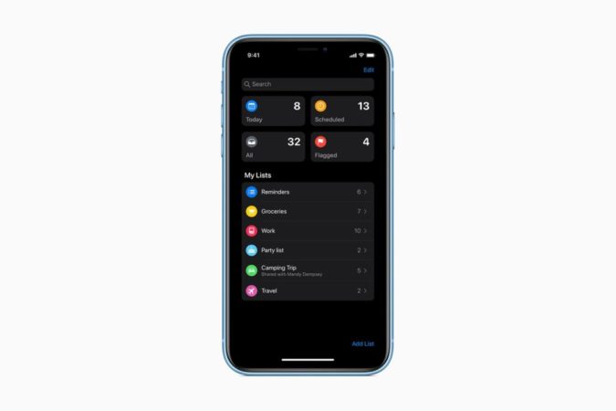 iOS 13 con nuevas funciones en sus apps