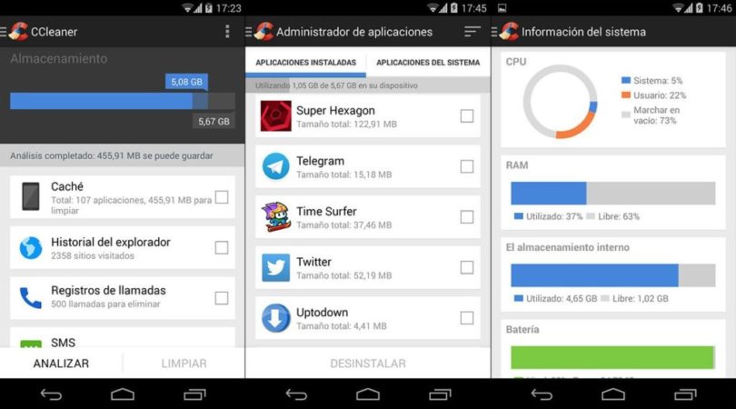 CCleaner en Android