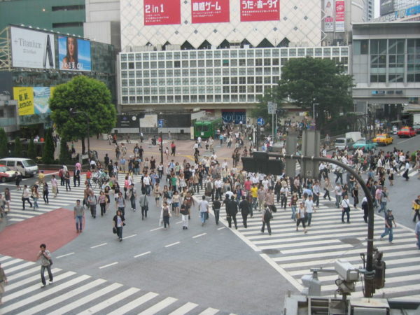 cruce de Shibuya en Tokio
