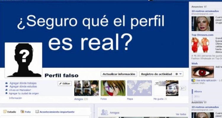 Identificar perfil falso Facebook Twitter