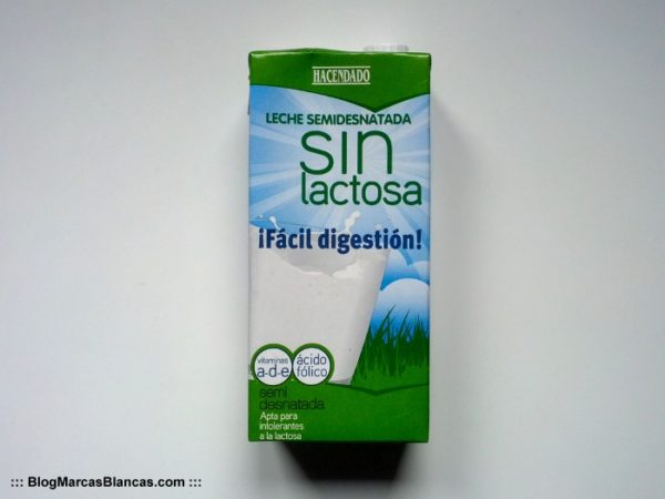 leche semi sin lactosa hacendado Merca2.es