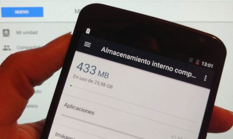 Liberar espacio configuración Android del móvil