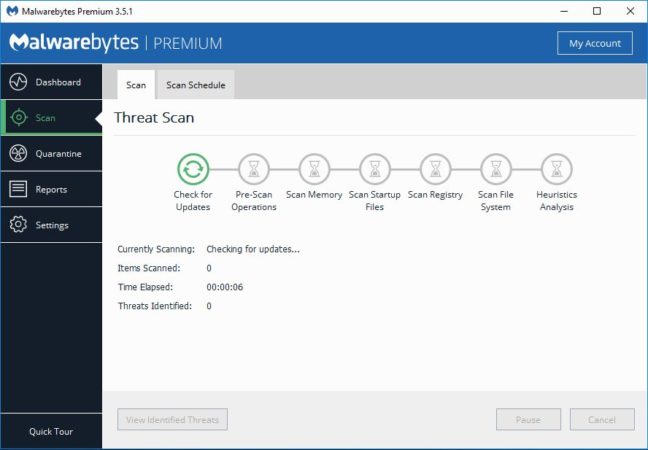 Malwarebytes (captura de pantalla)