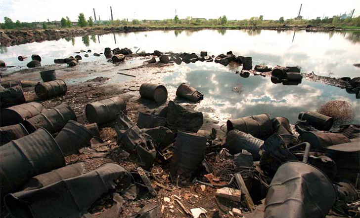 Dzerzhinsk, lago contaminado en Rusia, lugares de turismo oscuro