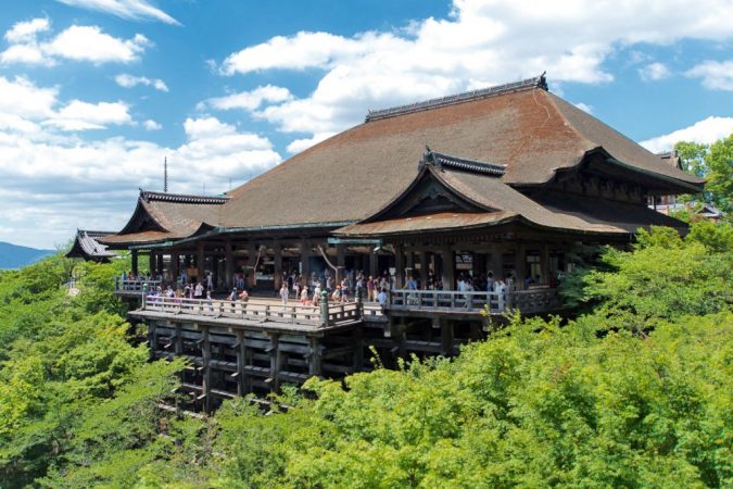 Templo Kiyomizu-dera en Japón