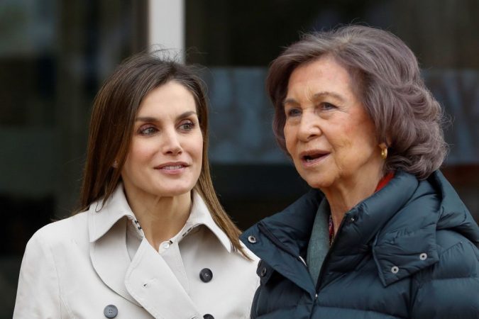 Letizia y Sofía, miembros de la Casa Real