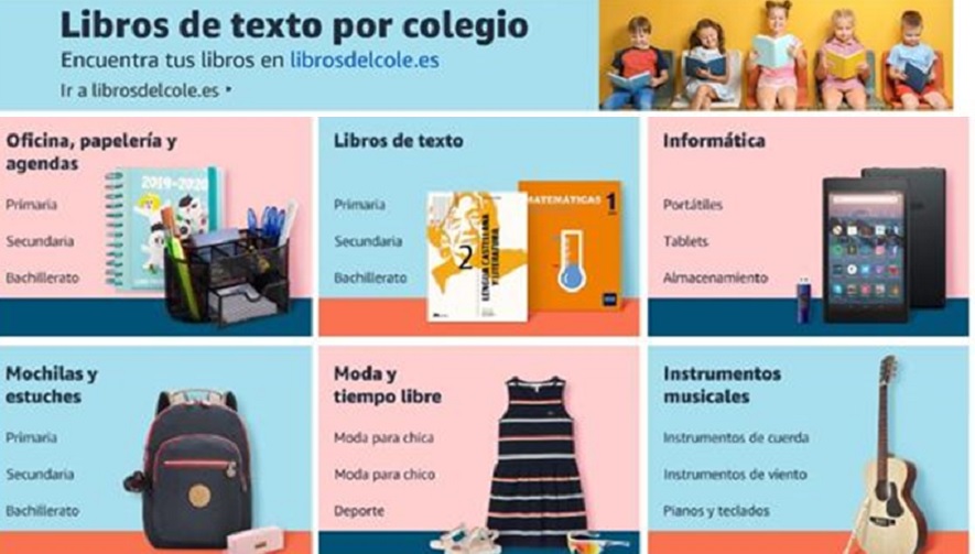 amazon libros de texto por colegio