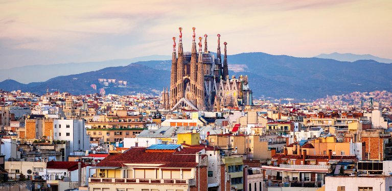 La Sagrada Familia de Barcelona, España