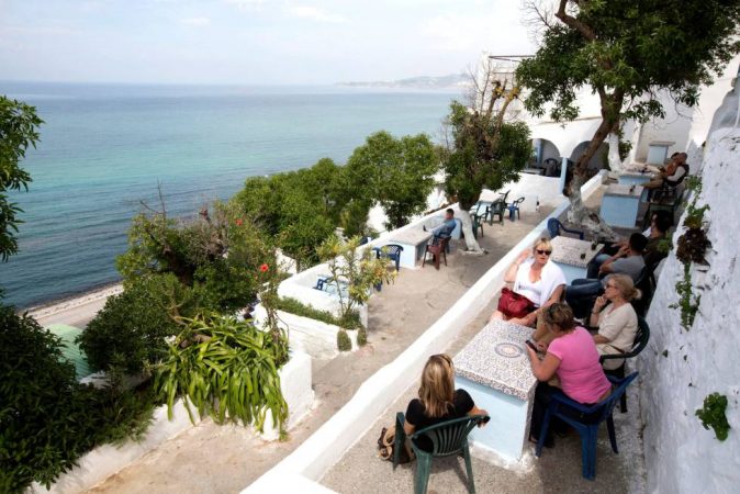 Café Hafa de Tánger, Marruecos