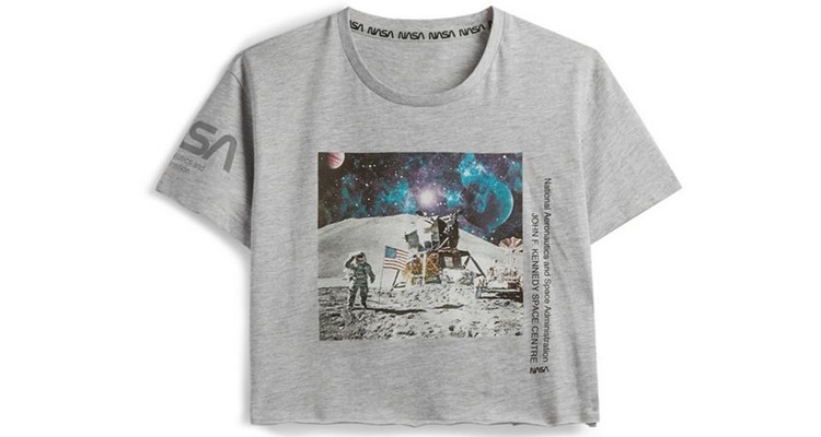 Camiseta corta de la Nasa