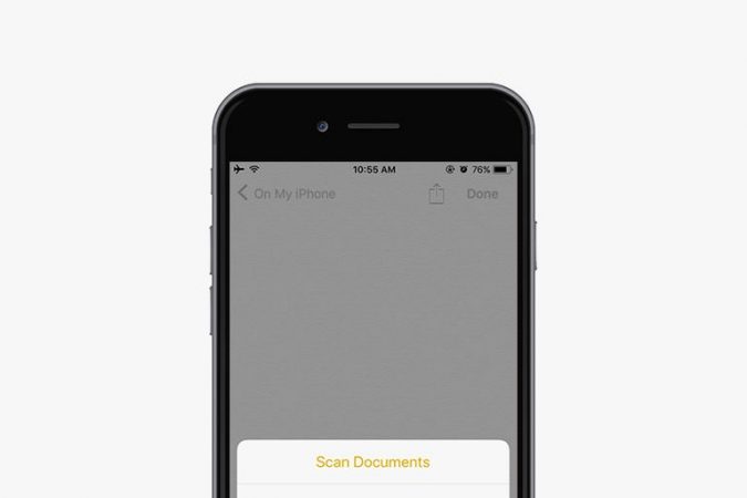 App notas de iOS