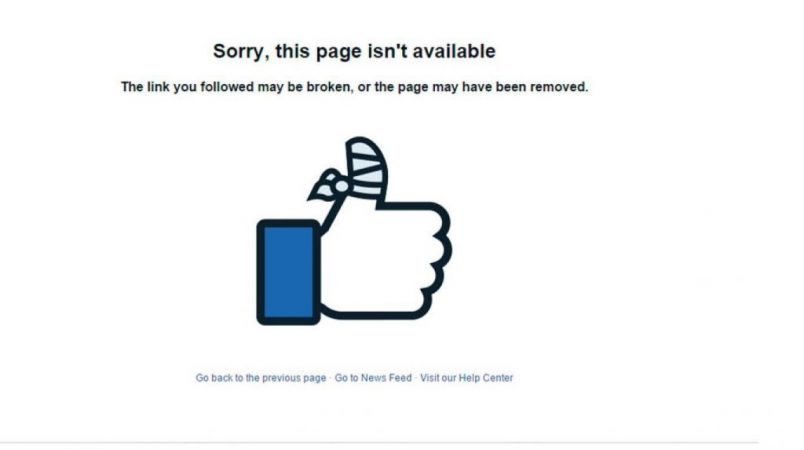 Facebook e Instagram caido