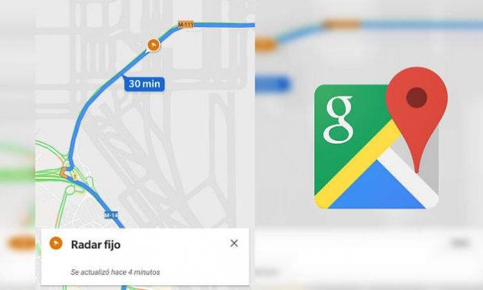 Google Maps avisa de radares