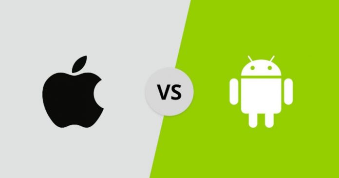 Logos de iOS vs Android