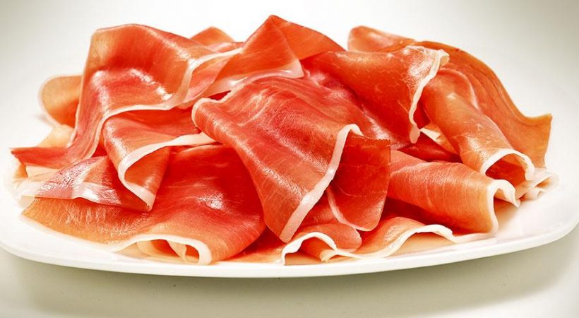 Jamón ibérico en los callos