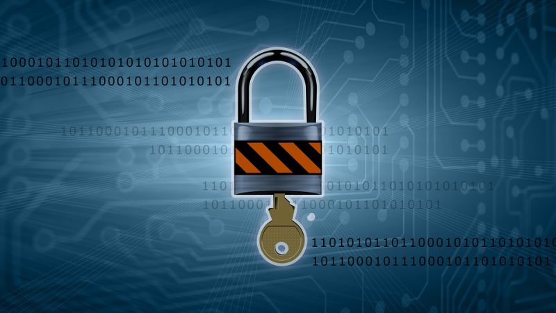 Candado cerrado tecnología hablar cualquier idioma