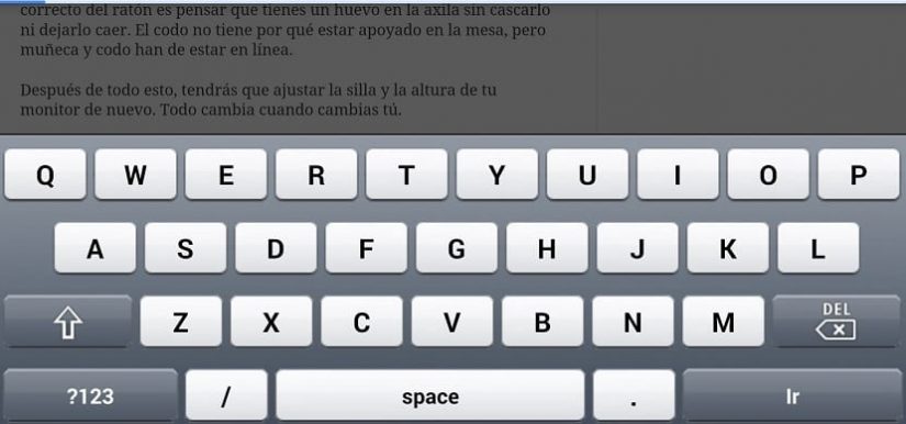 Teclado iPhone en Android