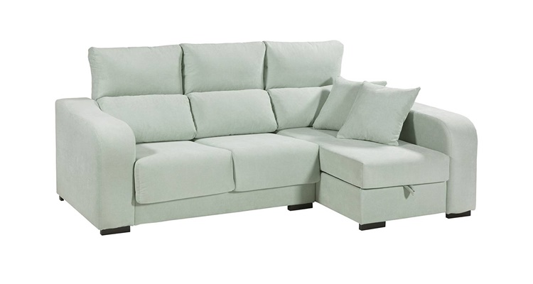Sofa en color verde