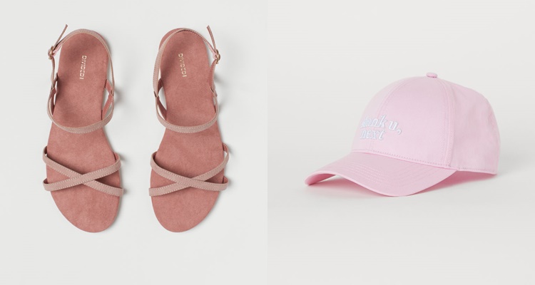 Complementos en color rosa de H&m