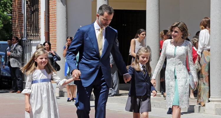 Casa Real celebración comuniones de Leonor y Sofía