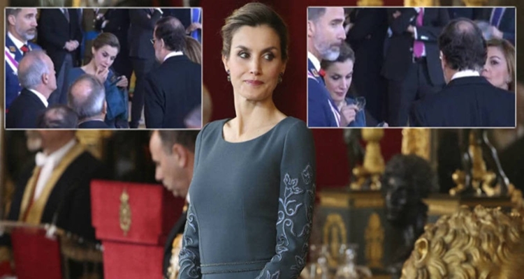 El retoque de Letizia durante la Pascua Militar
