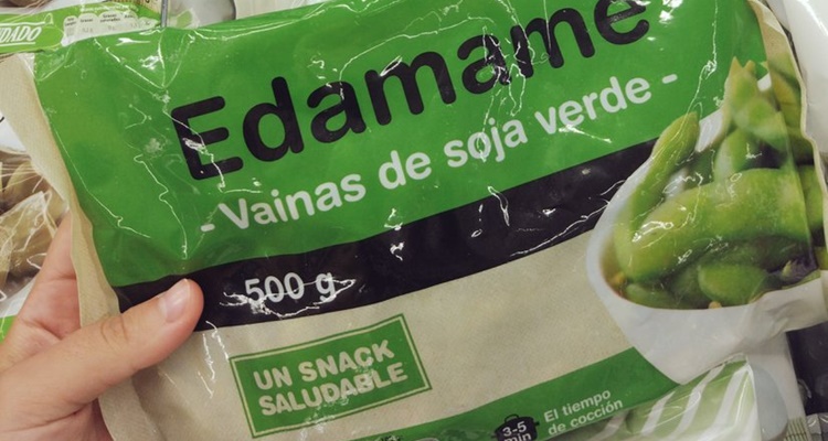 Edemame congelado de Mercadona