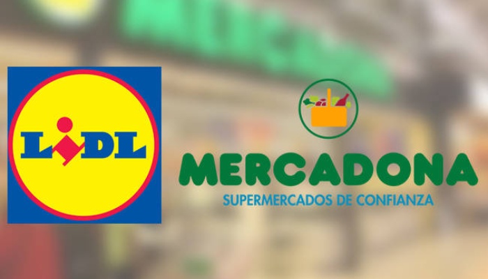 Logo de Mercadona y Lidl