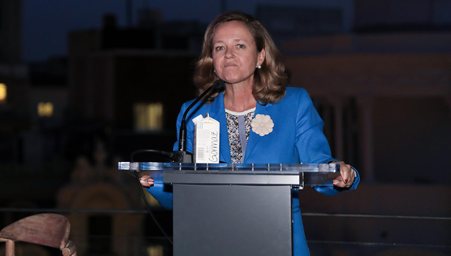 Nadia Calviño paro