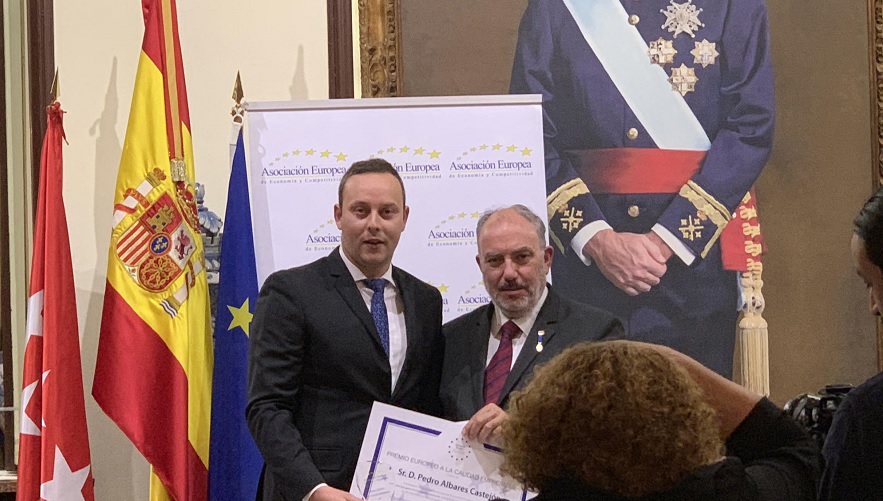 El abogado Pedro Albares Castejón, director de Albares Abogados Manises y Valencia, Premio Europeo a la Calidad empresarial