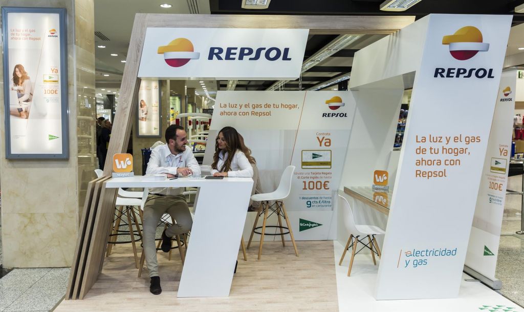 Repsol supera los 30 puntos de contratación en centros de El Corte Inglés