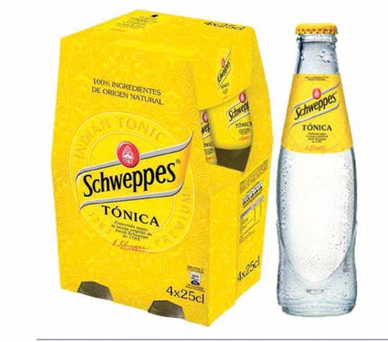 Prohíben la tónica Schweppes de la marca Coca Cola