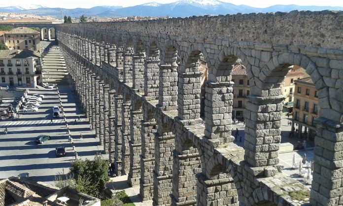 Acueductos romanos, Segovia, España acueducto de Segovia