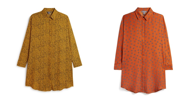 Vestidos camiseros oversize de Primark