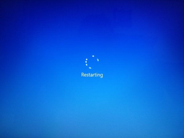 Reiniciar Windows 10