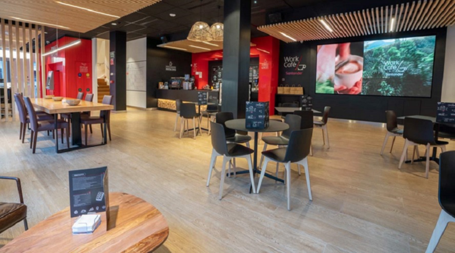 Banco Santander Work Cafe