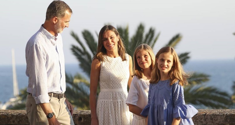 Las vacaciones en Espana de la Reina