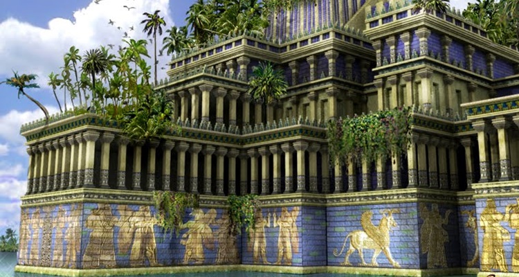 Los jardines colgantes de Babilonia