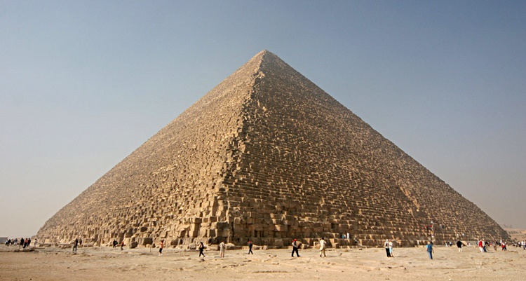 Maravillas del mundo La gran piramide de Guiza