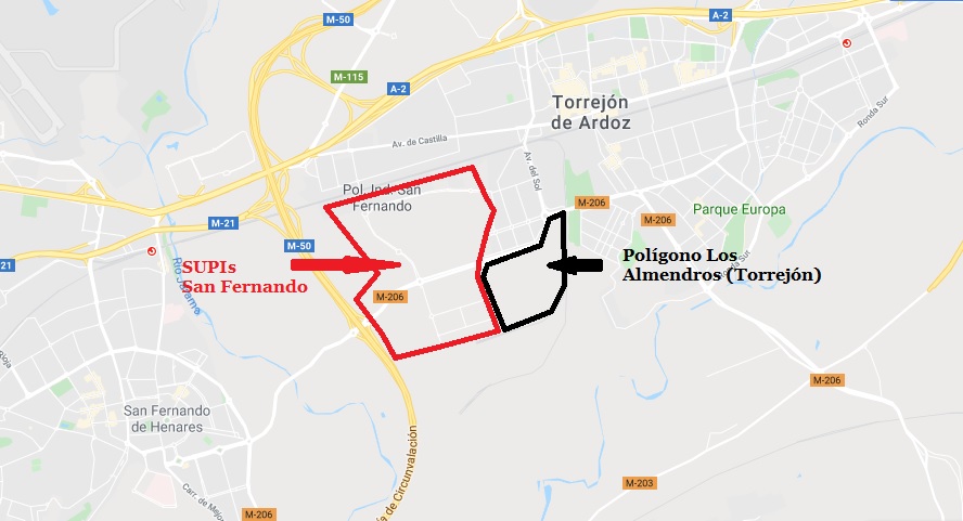 El pelotazo industrial de San Fernando y Torrejón suma más de 4,5 Mll. m2